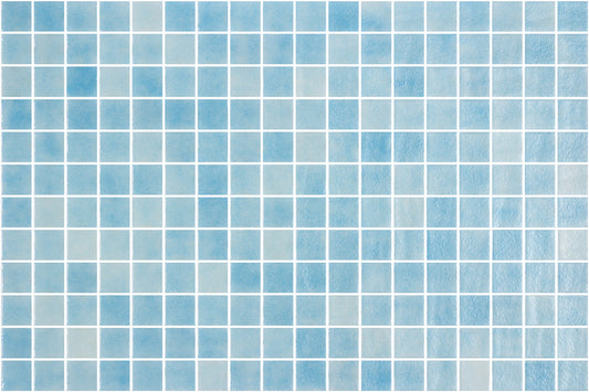 Mosaic Nieve - Azul Claro 25x25mm - $85sqm