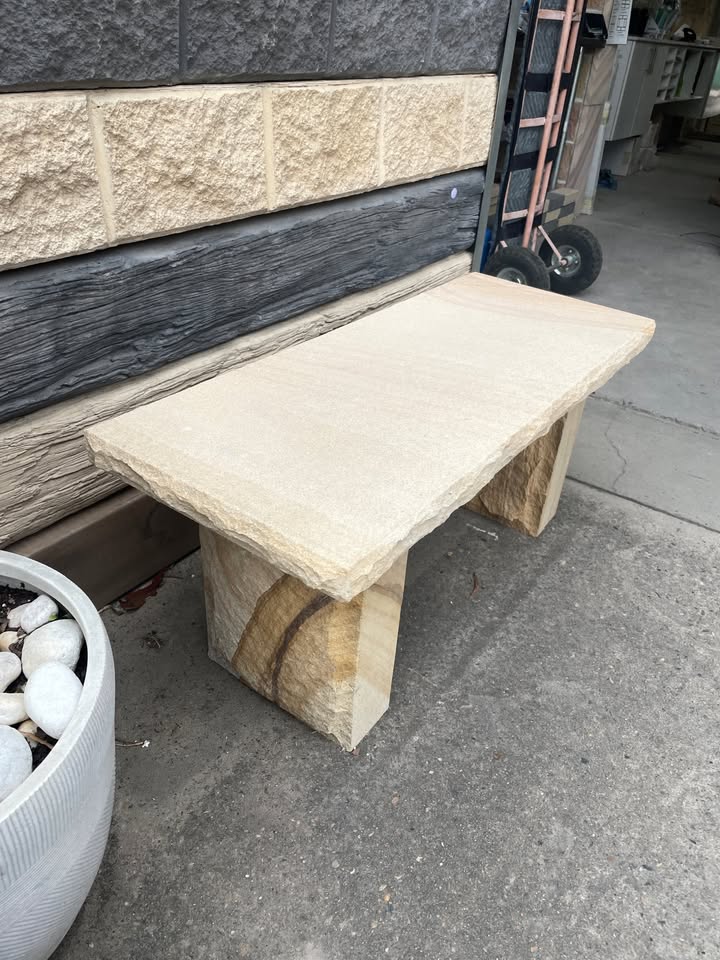 Australian Sandstone Custom Made Bench - 1st Quality