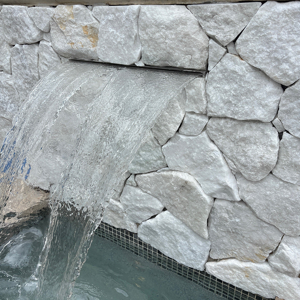 Cristallo Random Natural Stone Cladding - Sold per m2 only - 1st Quality - Water Feature - Available at Simons Seconds