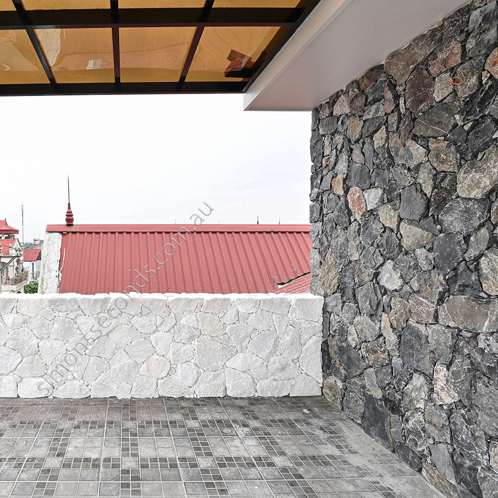 Cristallo Random Natural Stone Cladding - Sold per m2 only - 1st Quality - Wall - Available at Simon's Seconds