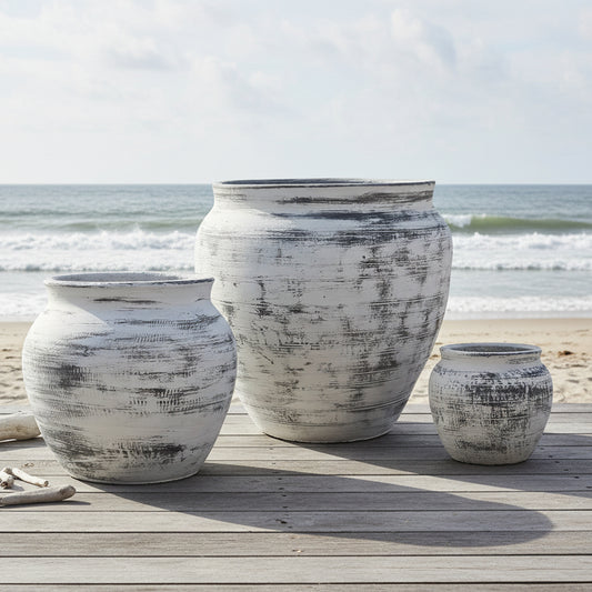Drift Belly Pot - White
