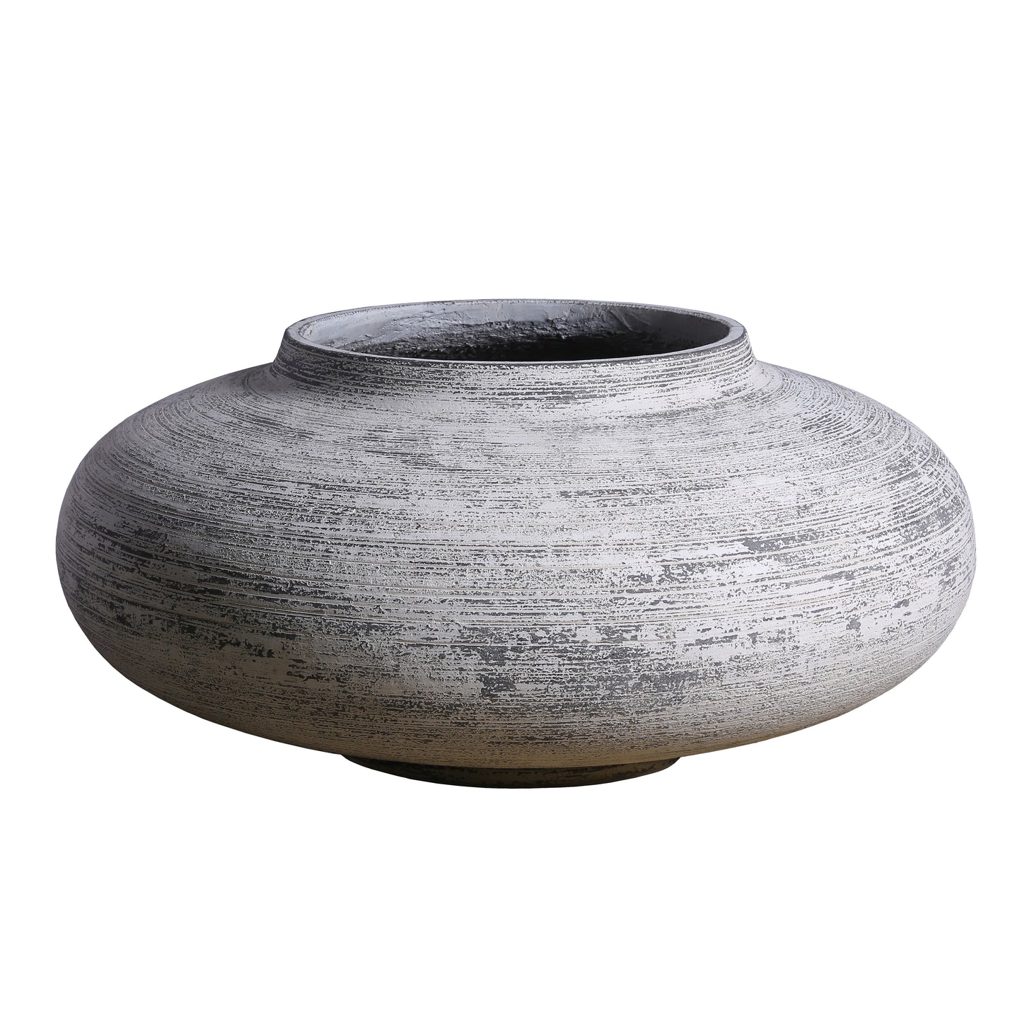Drift Oval Pot | White