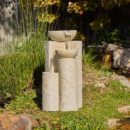 Echo Falls Fountain Water Feature - Sandstone - Available at Simons Seconds