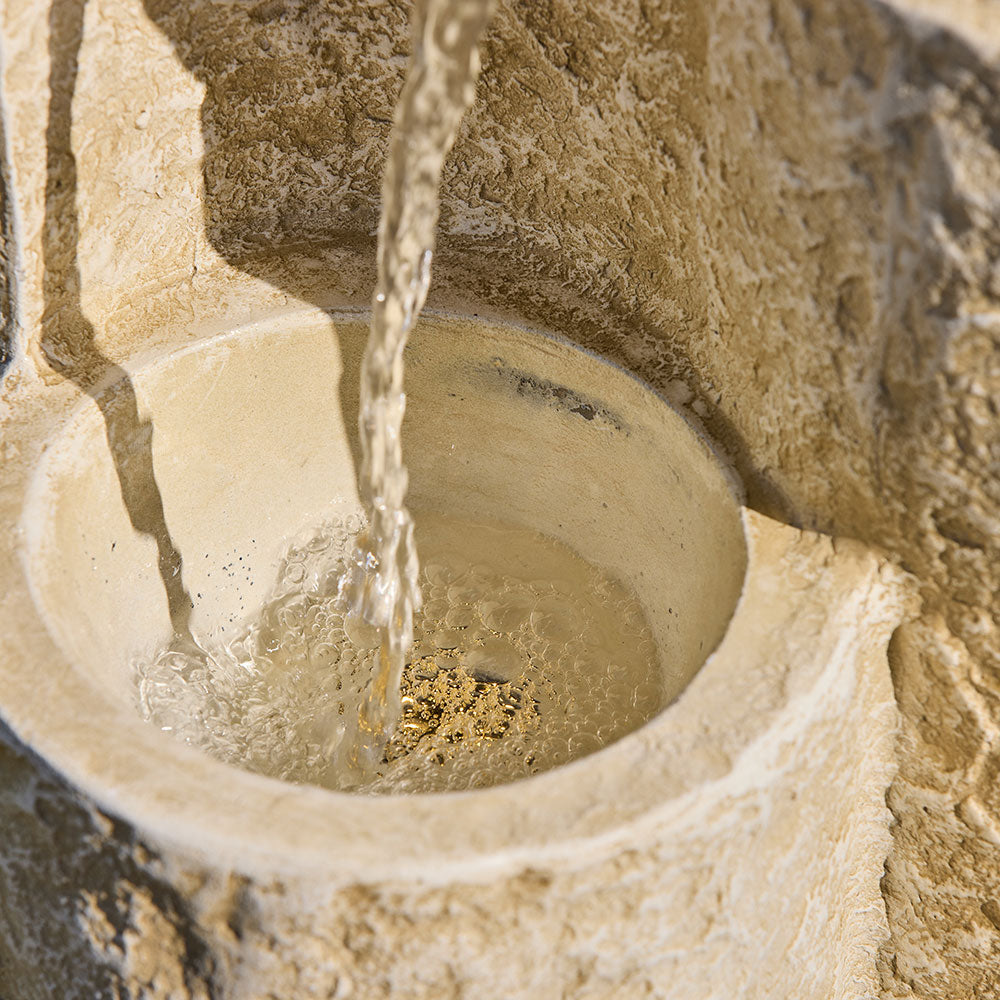 Echo Falls Fountain Water Feature - Sandstone - House Design - Available at Simons Seconds