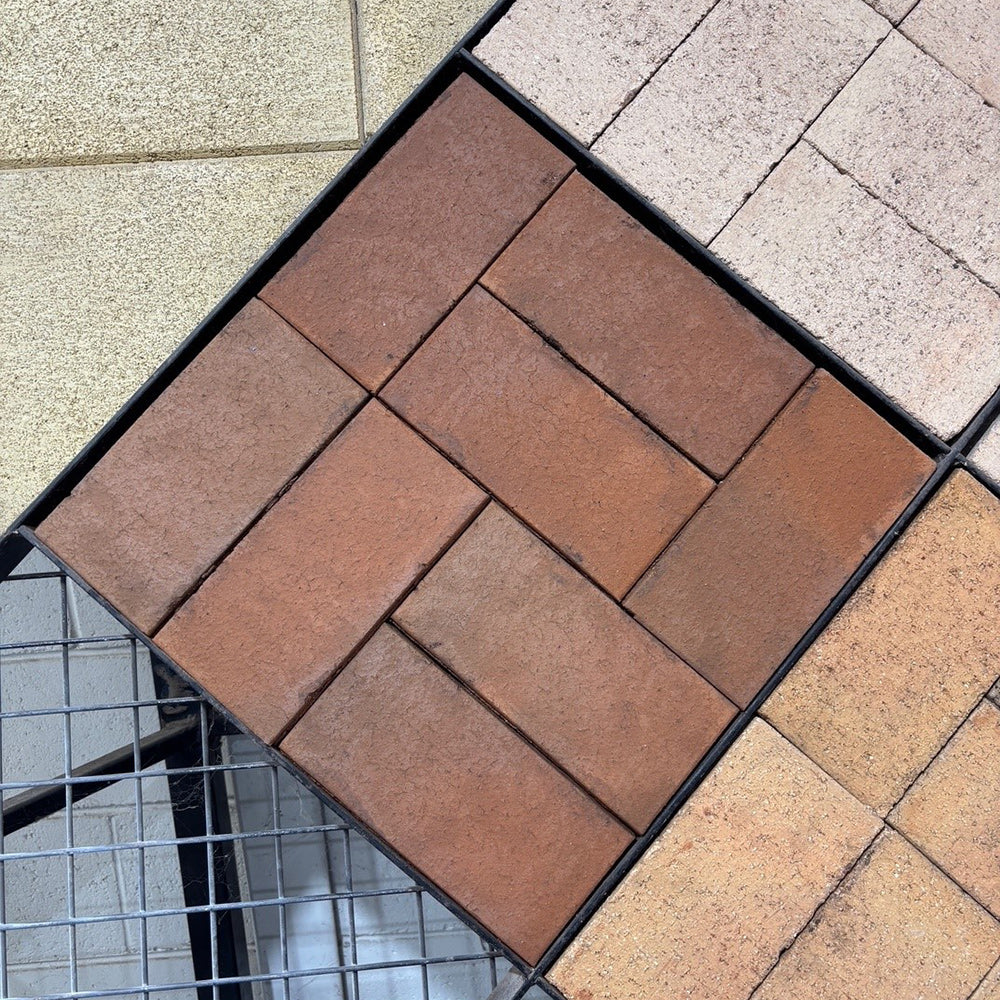 Fresco Rosso 230x115x50mm Brick Size Clay Pavers