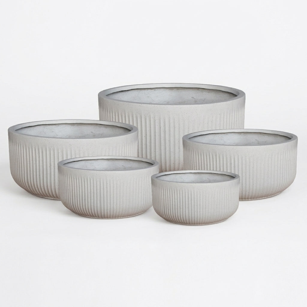 Keystone Chord Large Bowl | White Terrazzo