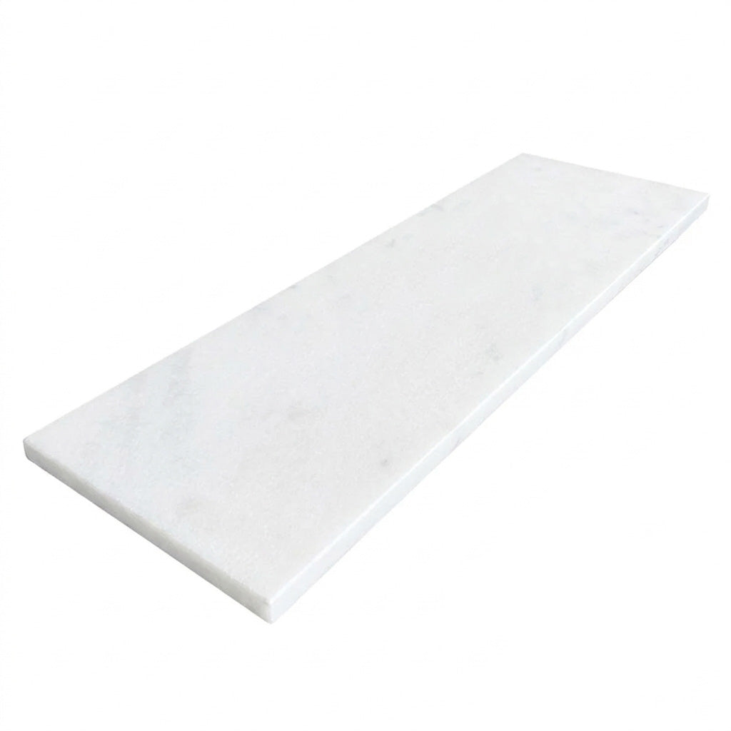 Cristallo Bianco Marble 1200x400x30mm Natural Stone Step Tread - 1st Quality