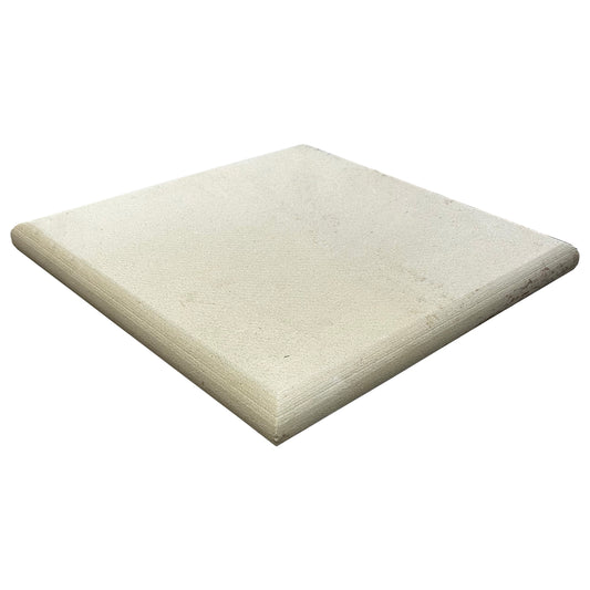 Australian Sandstone Pier Cap (Bullnose) Cap Size: 520x520x50mm - To Suit Pier Size: 470x470mm