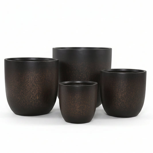UrbanLITE Asher Egg Pot - Bronze Smoke