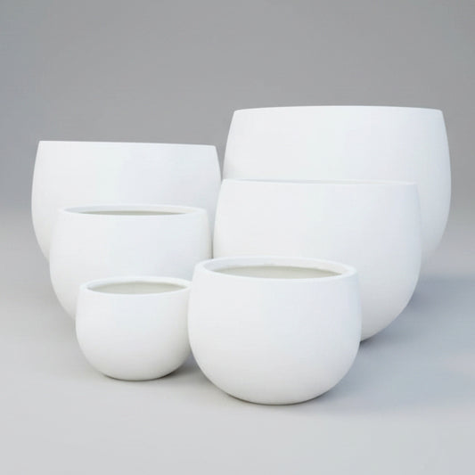Modstone Mega Belly Pot - Pure White - Available at Simon's Seconds