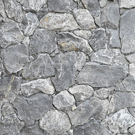 Mistic Grey Random Natural Stone Cladding - Sold per m2 only - 1st Quality - Available at Simon's Seconds