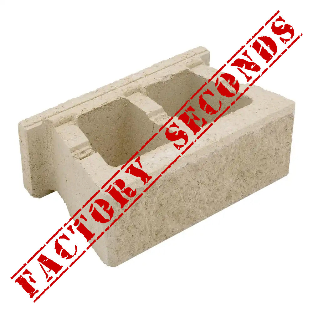 Modernstone Retaining Wall Full Block - Beach - Factory Seconds - Available at Simons Seconds