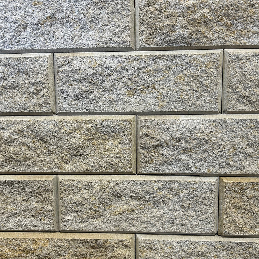 Modernstone Retaining Wall Full Block - Light Sands - Factory Seconds - Landscaping - Available at Simon's Seconds