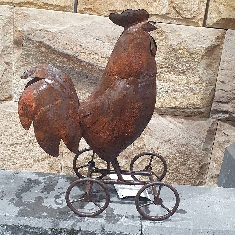 Rustic Rooster Ornament - Home decor - Available at Simon's Seconds