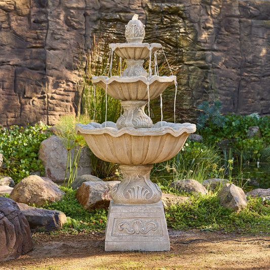 Fleur Water Feature - Stone
