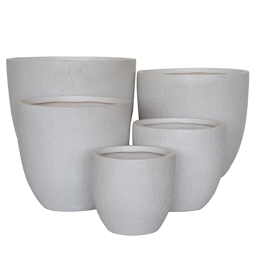UrbanLITE Slate Egg Pot - White - Available at Simon's Seconds