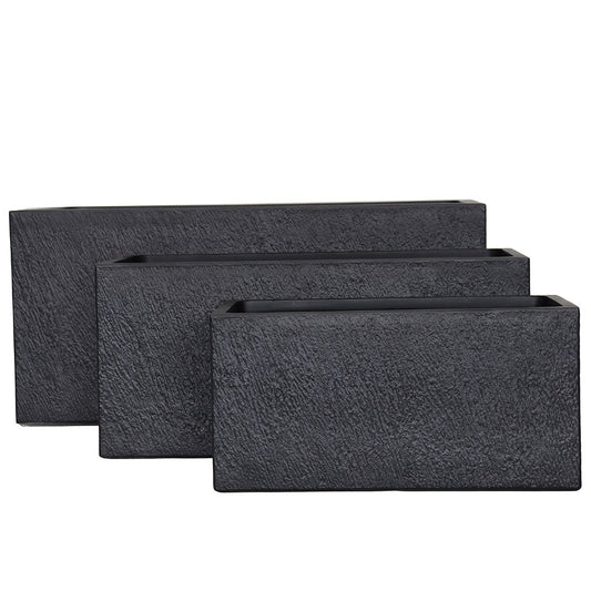 UrbanLITE Slate Trough Planter - Black - Available at Simons Seconds