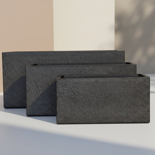 UrbanLITE Slate Trough Planter - Black - Available at Simons Seconds