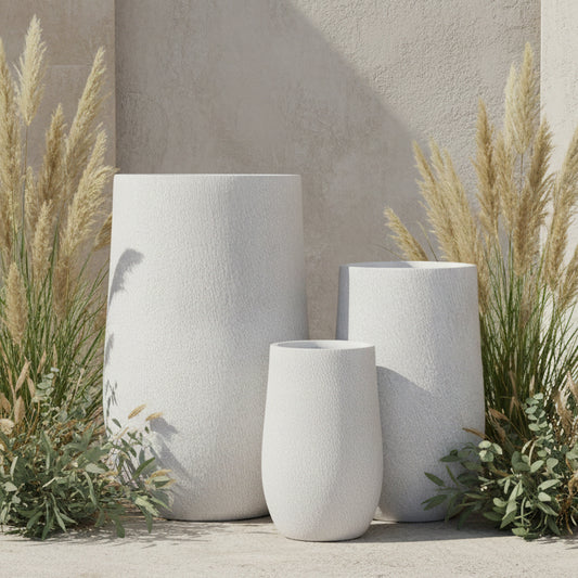 UrbanLITE Slate U Pot - White - Available at Simon's Seconds