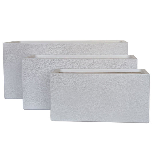 UrbanLITE Slate Trough Planter - White - Available at Simons Seconds