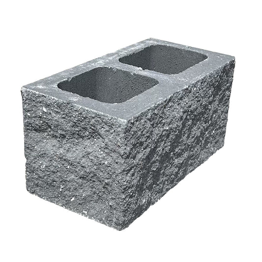 200 Series Splitface Full Corner Block - Basalt - 1st Quality - Available at Simon's Seconds