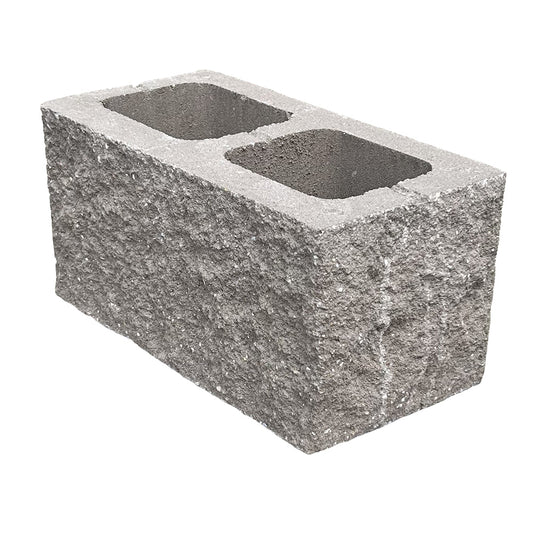 200 Series Splitface Full Corner Block - Bush Rock - 1st Quality - Available at Simon's Seconds