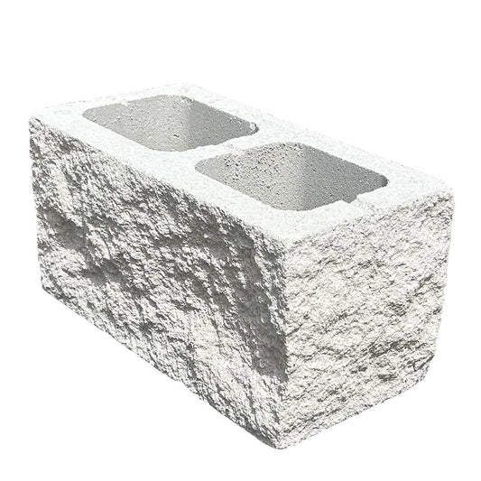 200 Series Splitface Full Corner Block - Opal White - 1st Quality - Available at Simon's Seconds