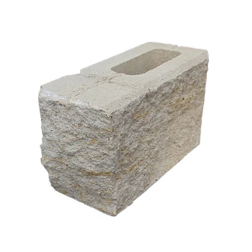 Tasman Dry Stack Full Corner Block RIGHT - Yellow Rock - 1st Quality
