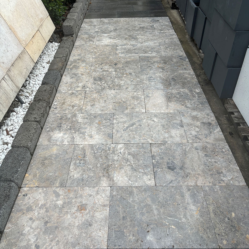 Toscana Grey Marble 600x400x30mm Natural Stone Pavers - 1st Quality