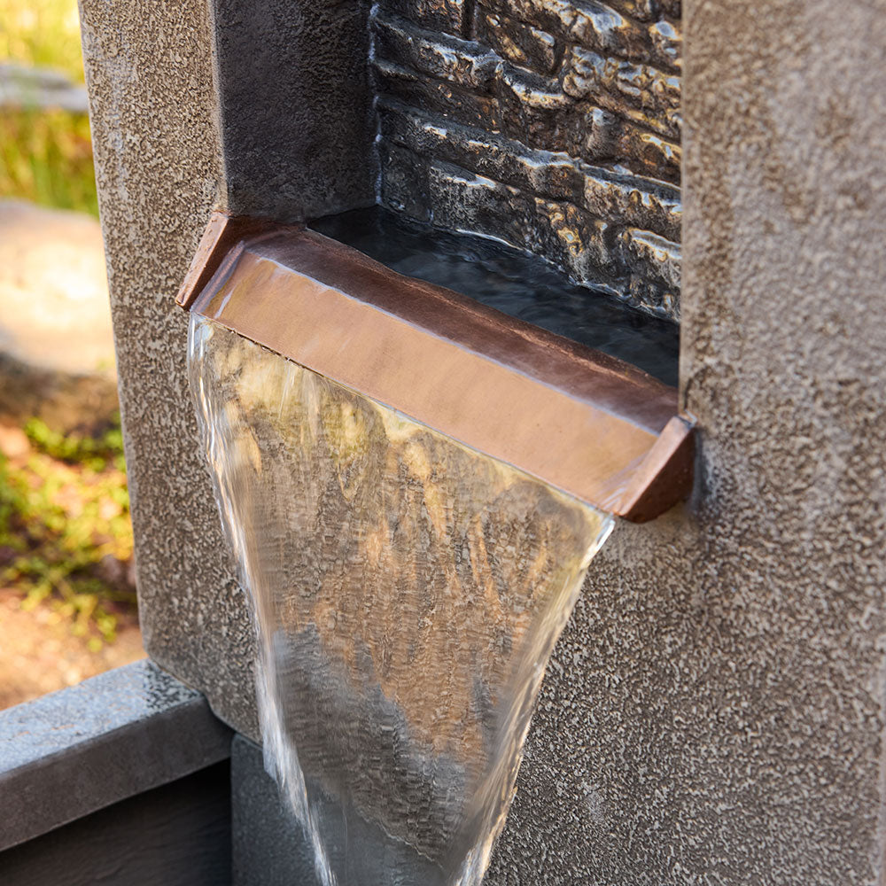 Zhara Fountain Water Feature - Grey - Landscaping Ideas - Available at Simons Seconds