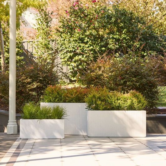 Keystone Chord Trough - White Terrazzo
