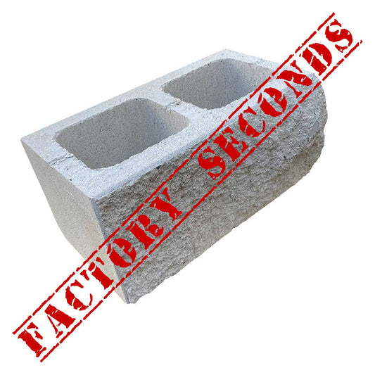 200 Series Splitface Block - Opal White - Factory Seconds - Single Block - Available at Simon's Seconds