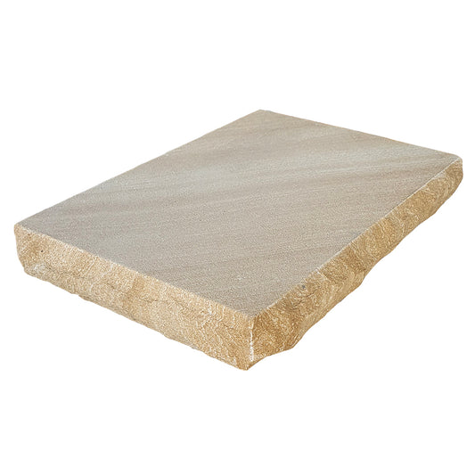 Australian Sandstone Pier Cap (Rockfaced) Cap Size: 410x280x50mm - To Suit Pier Size: 350x230mm - Available at Simon's Seconds
