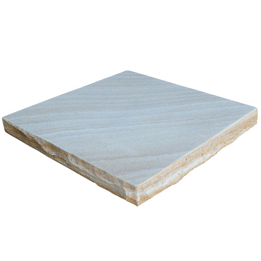 Australian Sandstone Pier Cap (Rockfaced) Cap Size: 520x520x50mm - To Suit Pier Size: 470x470mm - Available at Simon's Seconds