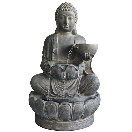 Bardo Fountain - Grey - Water Feature - Available at Simon's Seconds