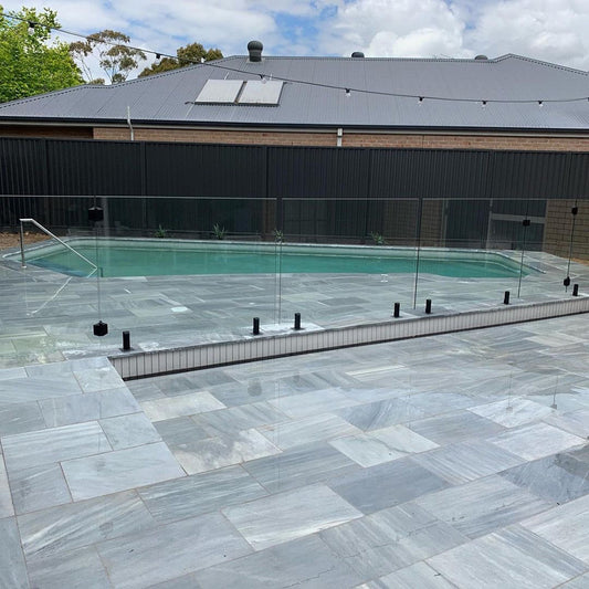 Blue Sky Limestone 600x400x30mm Natural Stone Pavers - 1st Quality - Swimming Pool - Available at Simon's Seconds