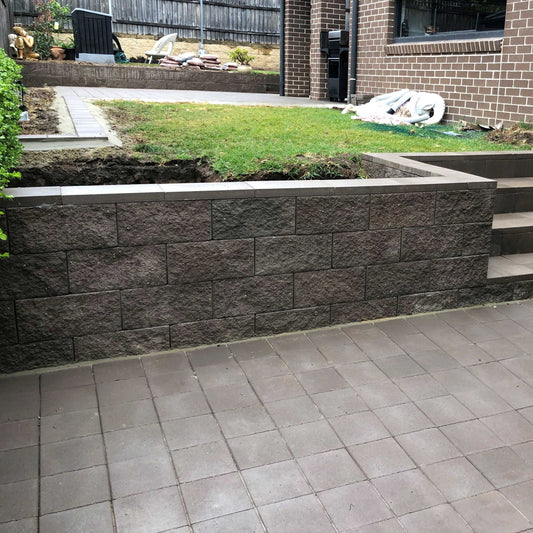 200 Series Splitface Block - Bush Rock - 1st Quality - Available at Simon's Seconds