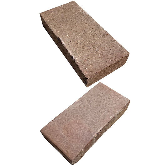 Fresco Bronza 230x115x50mm Brick Size Clay Pavers - Run of Kiln - Both sides - Available at Simon's Seconds