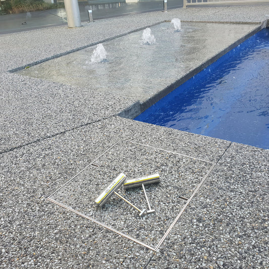 Hide Skimmer Lid Concrete Kit - 342mm - Available at Simon's Seconds