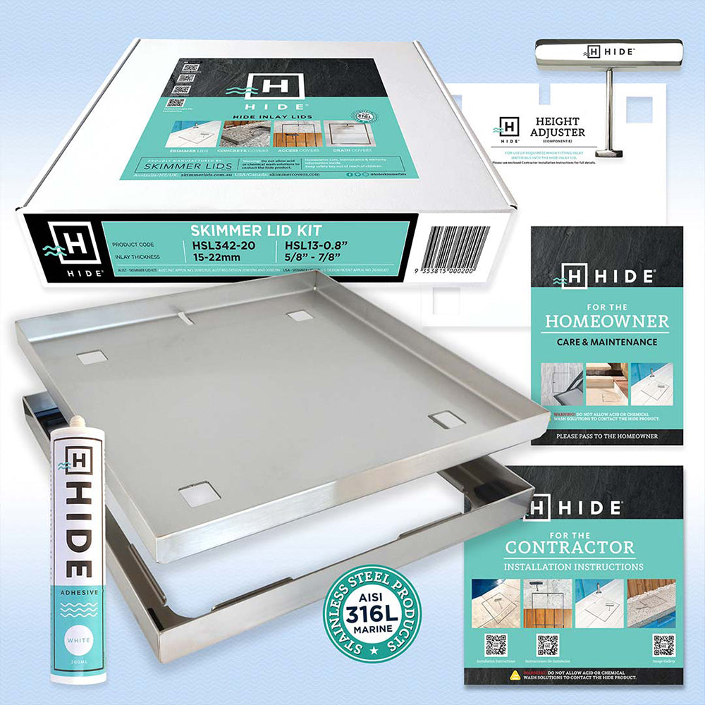 Hide Skimmer Lid Kit - 342mm - 15-22 - Kit - Available at Simon's Seconds