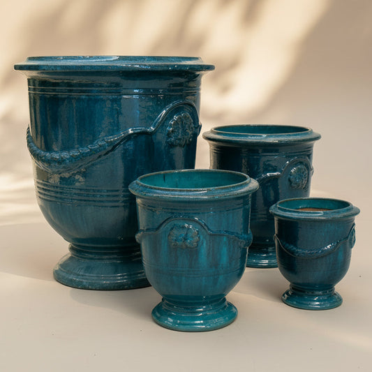Primo Provincial Urn Pot - Forest Green - Available at Simon's Seconds