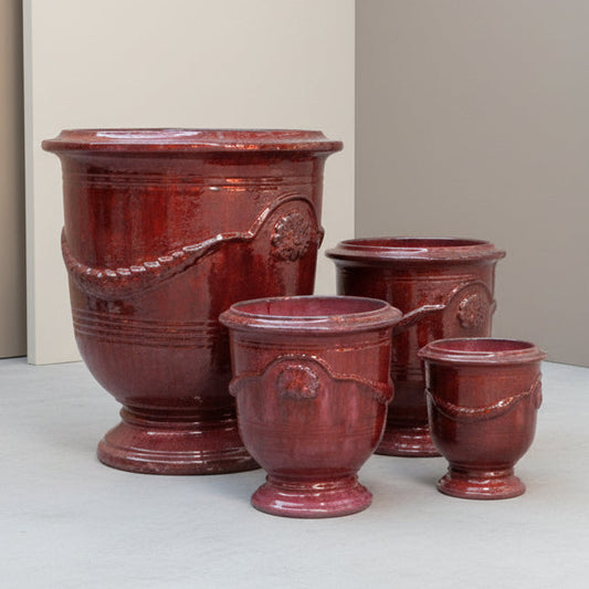 Primo Provincial Urn Pot - Wine - Available at Simon's Seconds