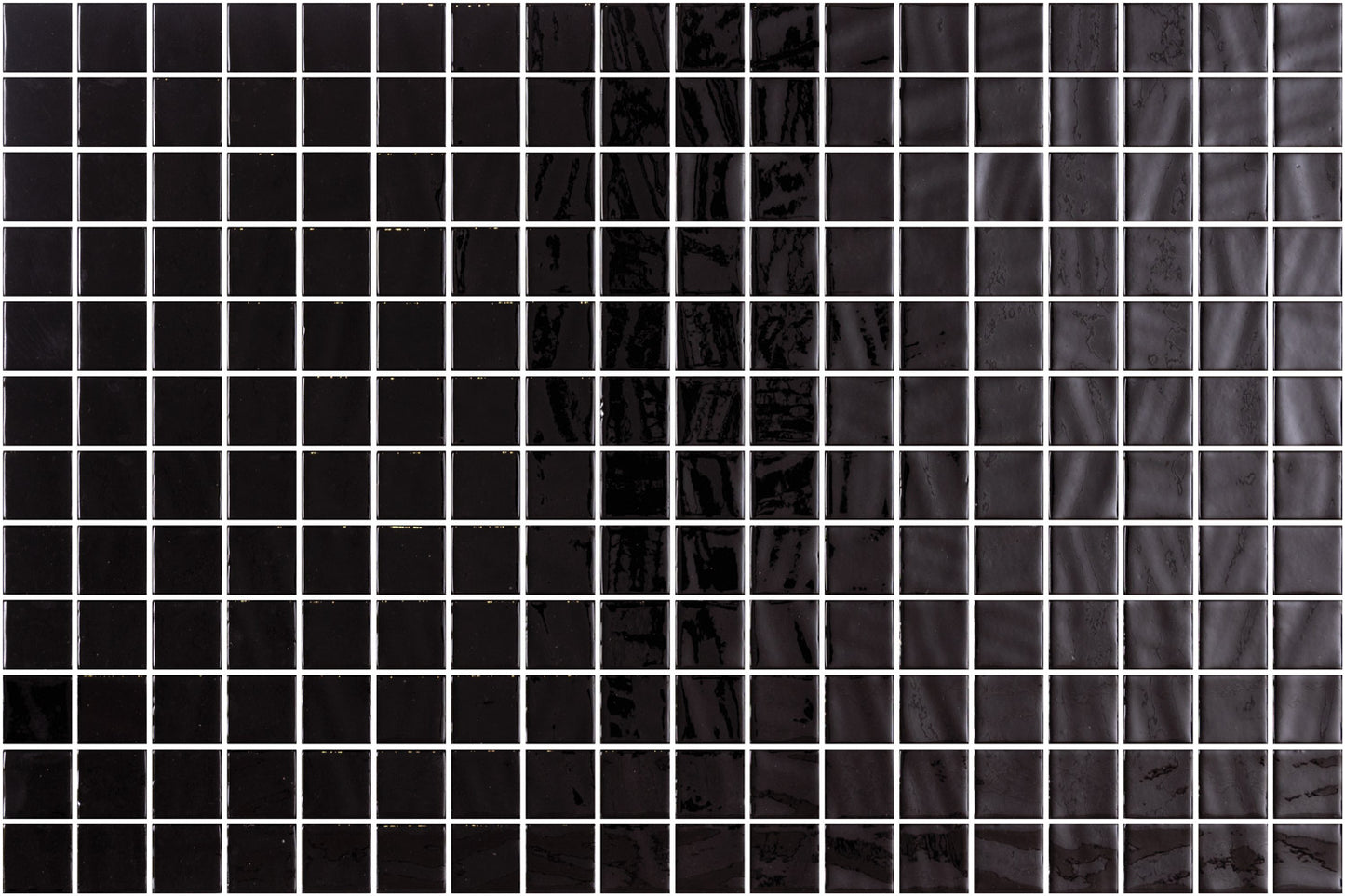 Mosaic Lisa - Black 25x25mm - $95sqm