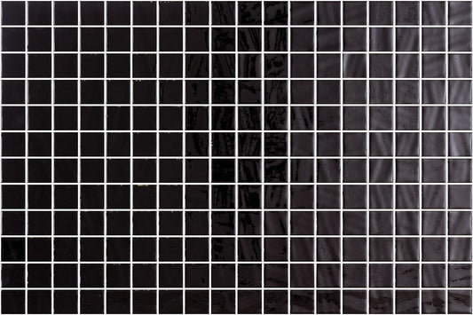 Mosaic Lisa - Black 25x25mm - $95sqm