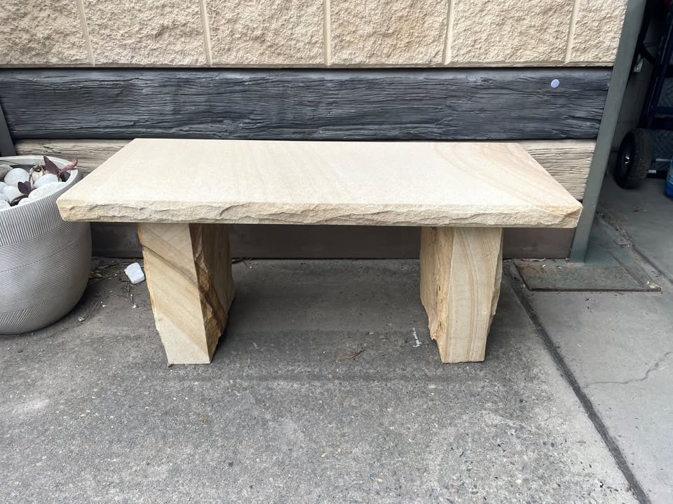 Australian Sandstone Custom Made Bench - 1st Quality