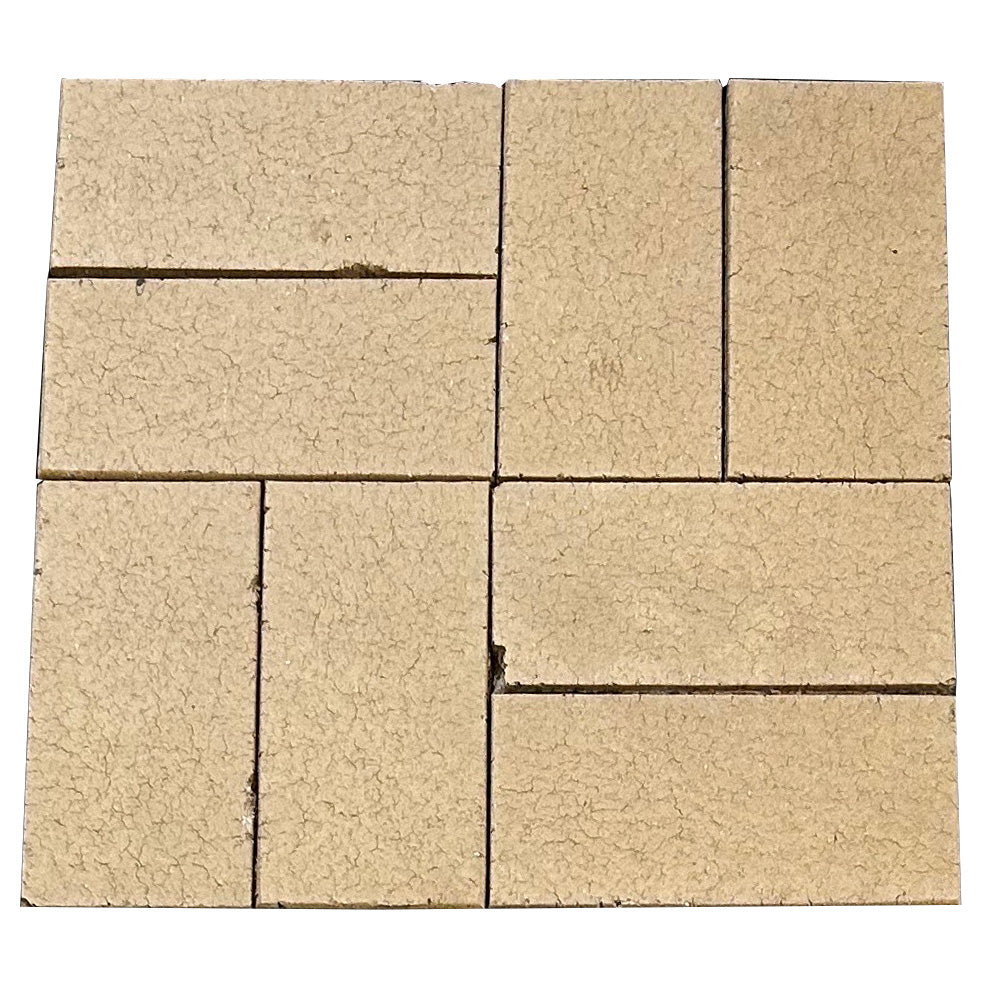Alfresco Buttermilk SMOOTH SIDE 230x114x50mm Brick Size Clay Pavers - 1st Quality