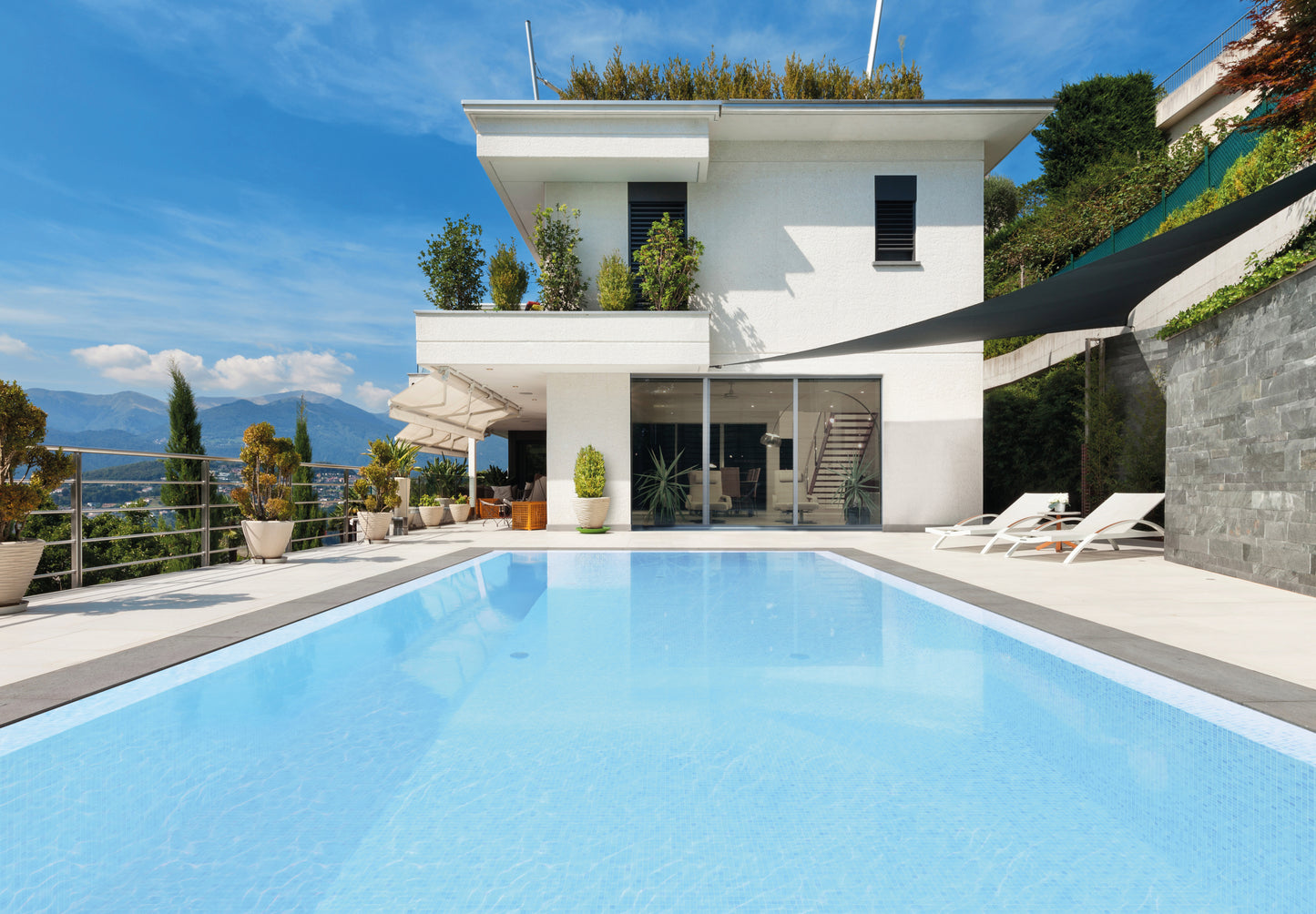 Mosaic Nieve - Azul Claro 25x25mm - $85sqm