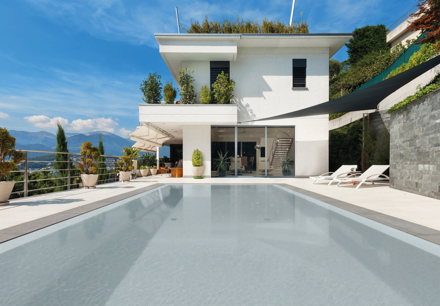 Mosaic Nieve - Gris 25x25mm - $85sqm