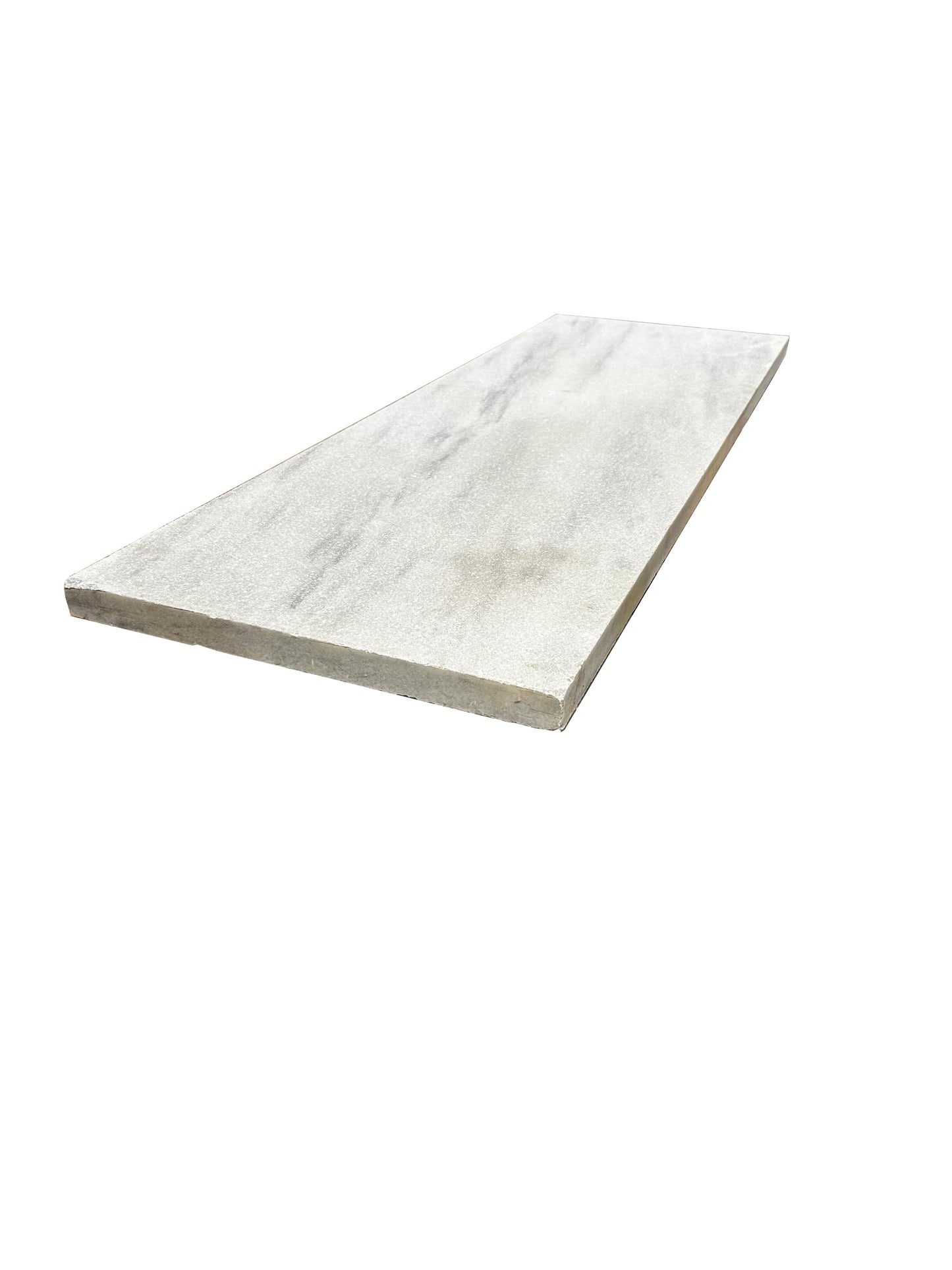 Argento Sandblasted Tumbled Limestone 1200x400x30mm Natural Stone Step Tread - 1st Quality