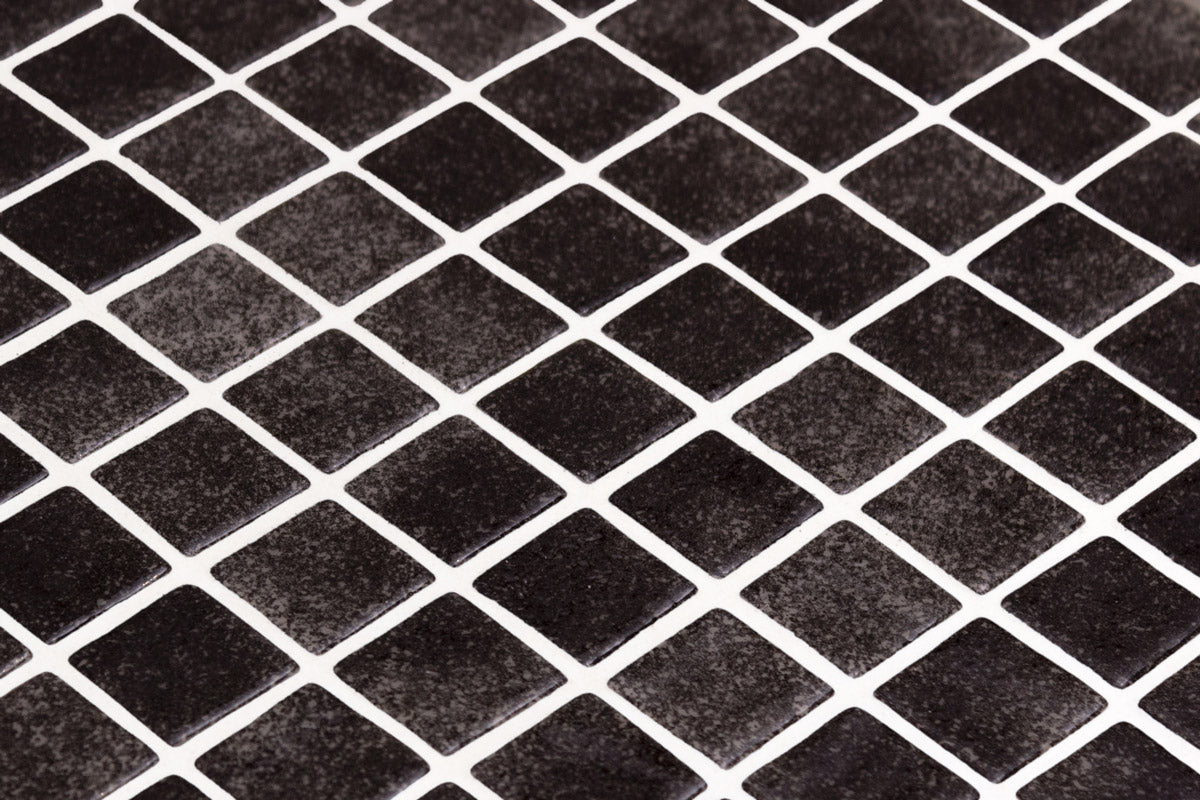 Mosaic Nieve - Negro 25x25mm - $85sqm